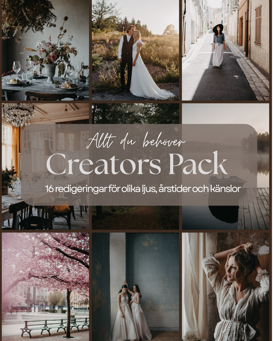 Creators pack - Lightroom presets för alla tillfällen