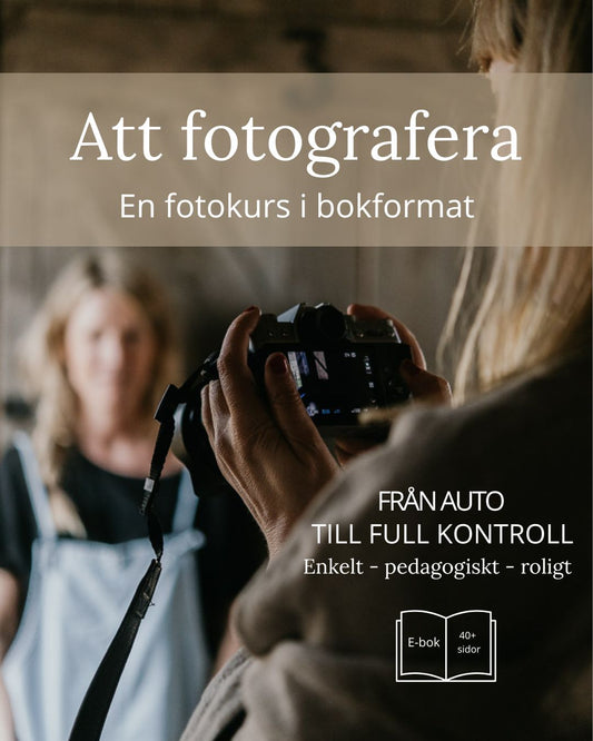 Att fotografera  E-bok - Få med en gratis lathund