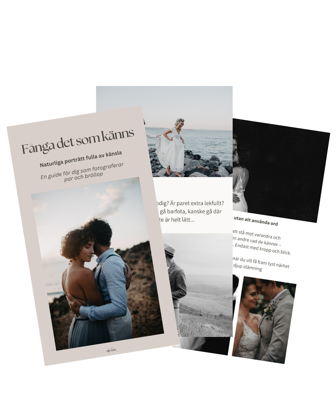 Fånga det som känns - Naturliga porträtt fulla av känsla En guide för dig som fotograferar par och bröllop